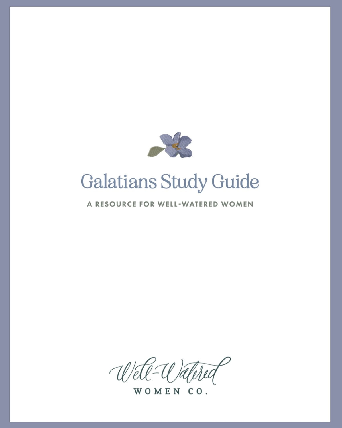 Galatians Study Guide [PDF Download]