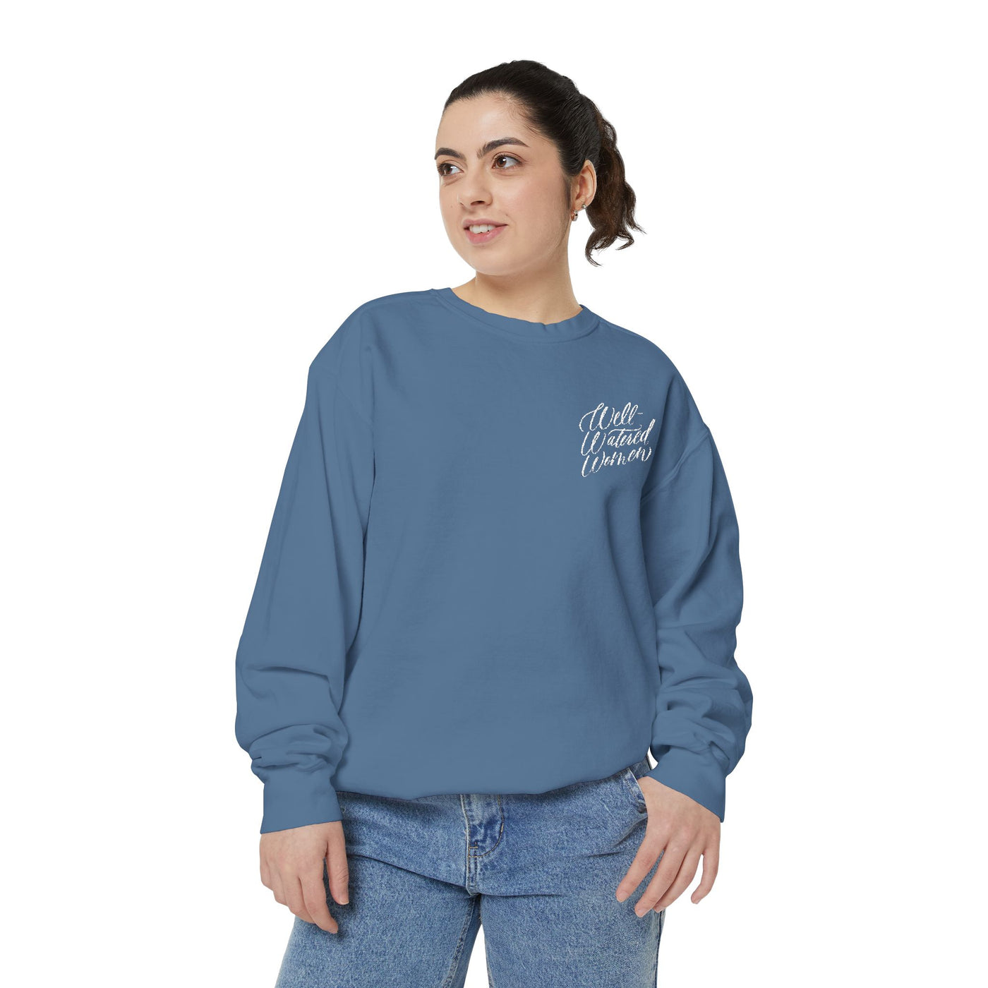 Well-Watered Women Embroidered Sweatshirt