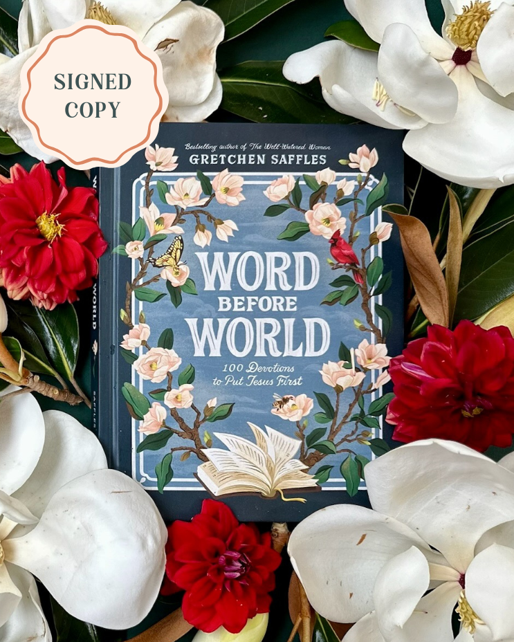 Word before World: 100 Devotions to Put Jesus First (Signed Copy)