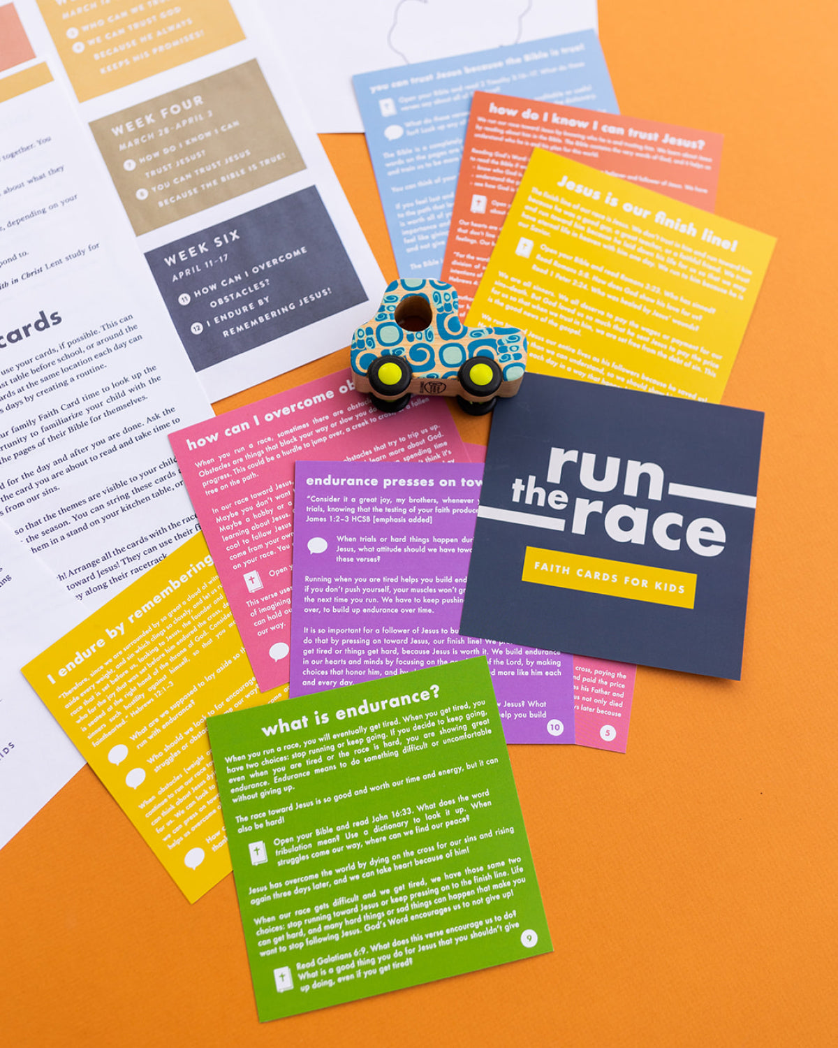 Run the Race Faith Cards for Kids