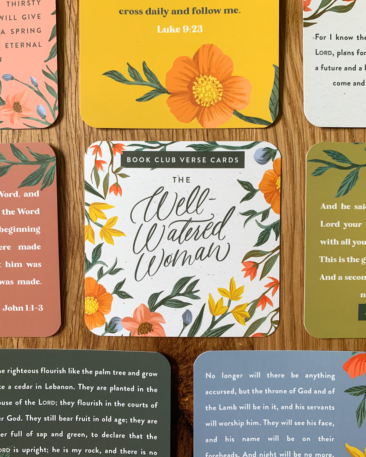 The Well-Watered Book Verse Cards